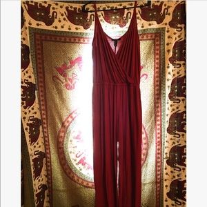 F21 Surplice-front Jumpsuit